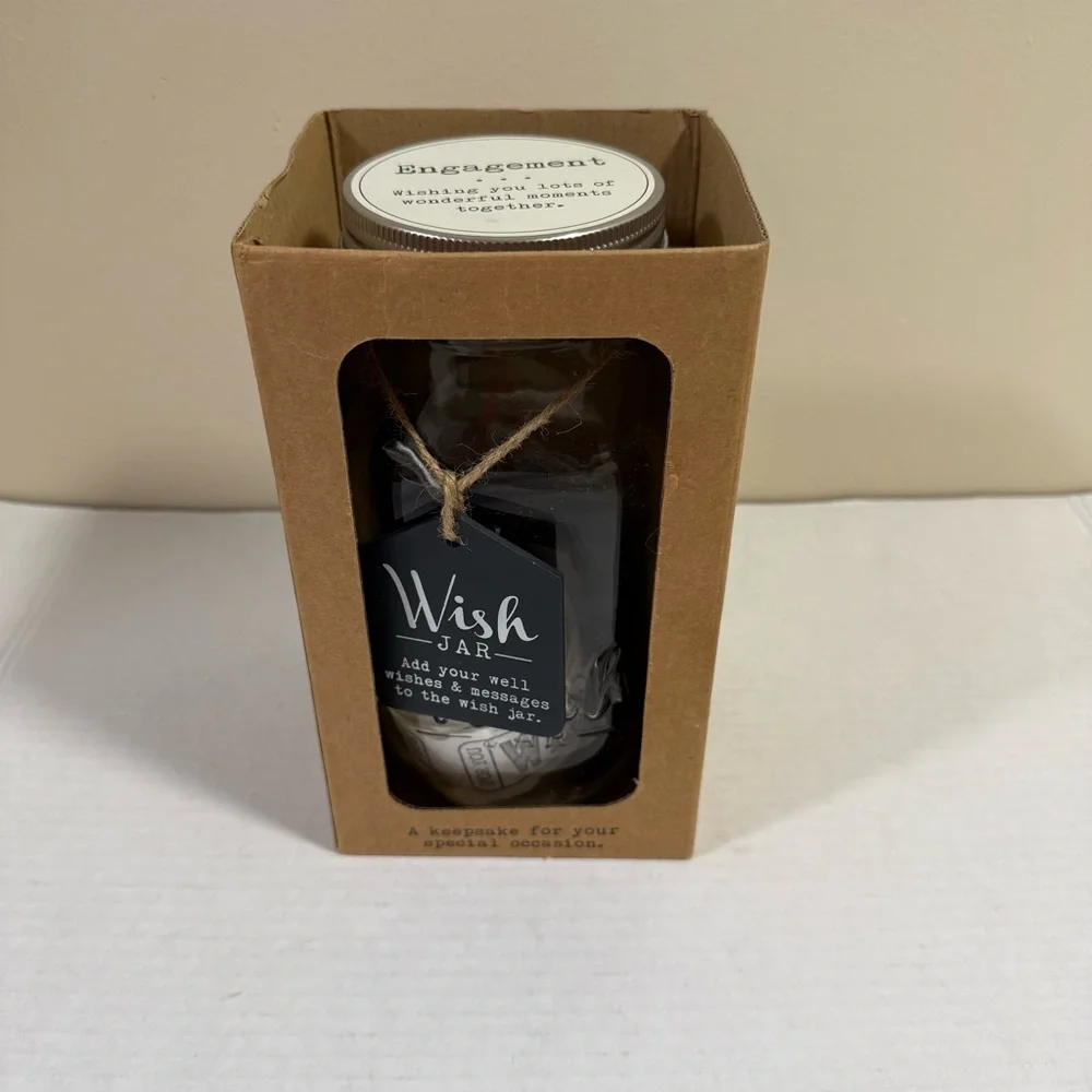 NEW Splosh Wish Jar For Engagement Party Adding Best Wishes or Message 100 Wishe